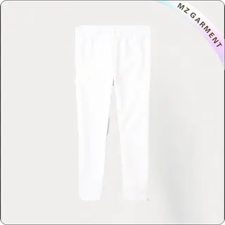 White Organic Cotton Leggings